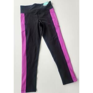 Lularoe Brave Workout Pants, Medium, Black/Pink - NWT